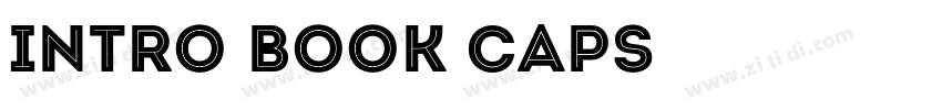 Intro Book Caps字体转换